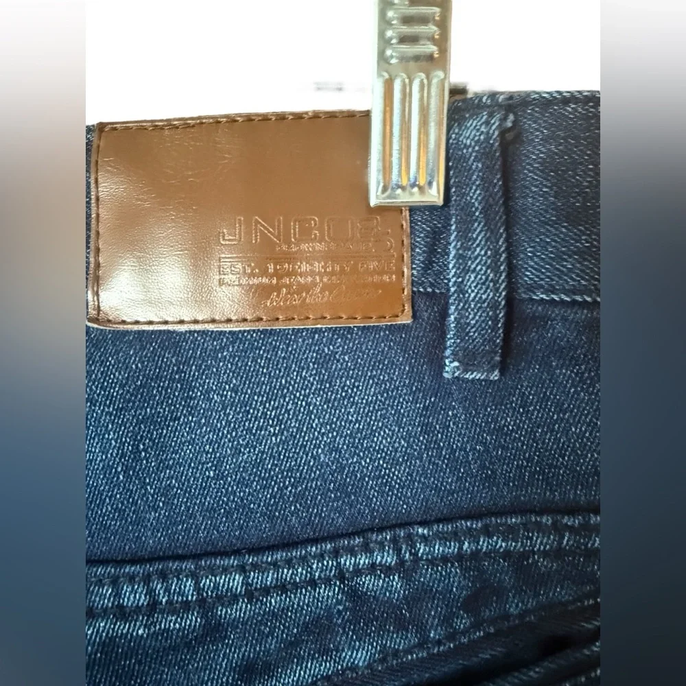 Vintage JNCO 85 men’s 30x30 Crown brand blue jeans straight leg embroidered